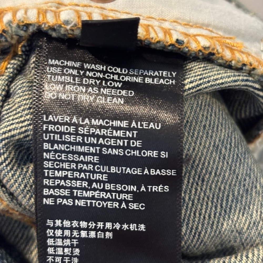 BDG Womens‎ High-Rise Cheeky Denim Cut-off Distressed Jean Shorts Size 27 Beach - Picture 9 of 11